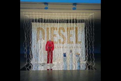 Diesel Christmas window 2021